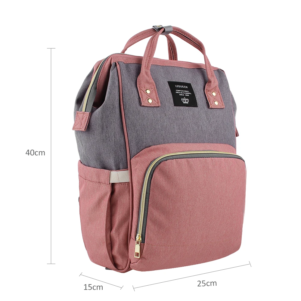 Lequeen сумка для детских подгузников, рюкзак для мам, сумка для подгузников для мам, Большая вместительная сумка для ухода за детьми, сумка для кормления