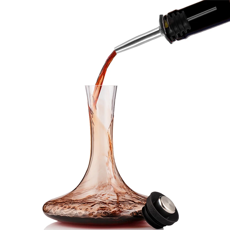 1/2/3/4pcs Gifts Home Bar Accessories Wine Bottle Pourer Stainless Steel Pourer Oil Cork