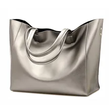 Cubo de lujo Diseñador de Las Mujeres Bolso Portable de Plata Ladies Tote Shoulder Sac A Principal de la Alta Calidad de La Marca Bolsa Bolsa Bolsos de Mujer