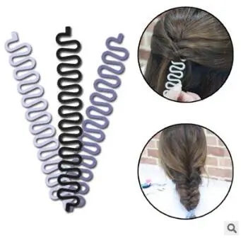 US $178.00 Multi DIY Lazy Fish Bone Wavy Braid Centipede Hemp Flowers Braid Hair Care amp Styling Tools Hair Accessories HA039