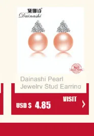 Dainashi new arrival 925 silver freshwater natural real pearls ear rings fine jewelry for women gifts