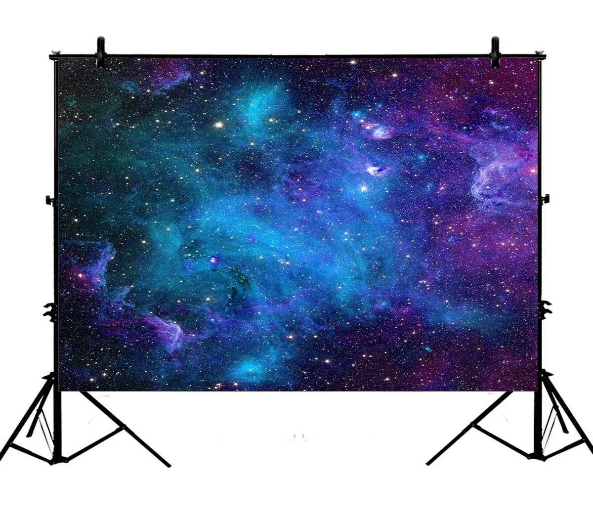 

5x7ft Starry Sky Bokeh Universe Glitter Shower Polyester Photo Background Portrait Backdrop