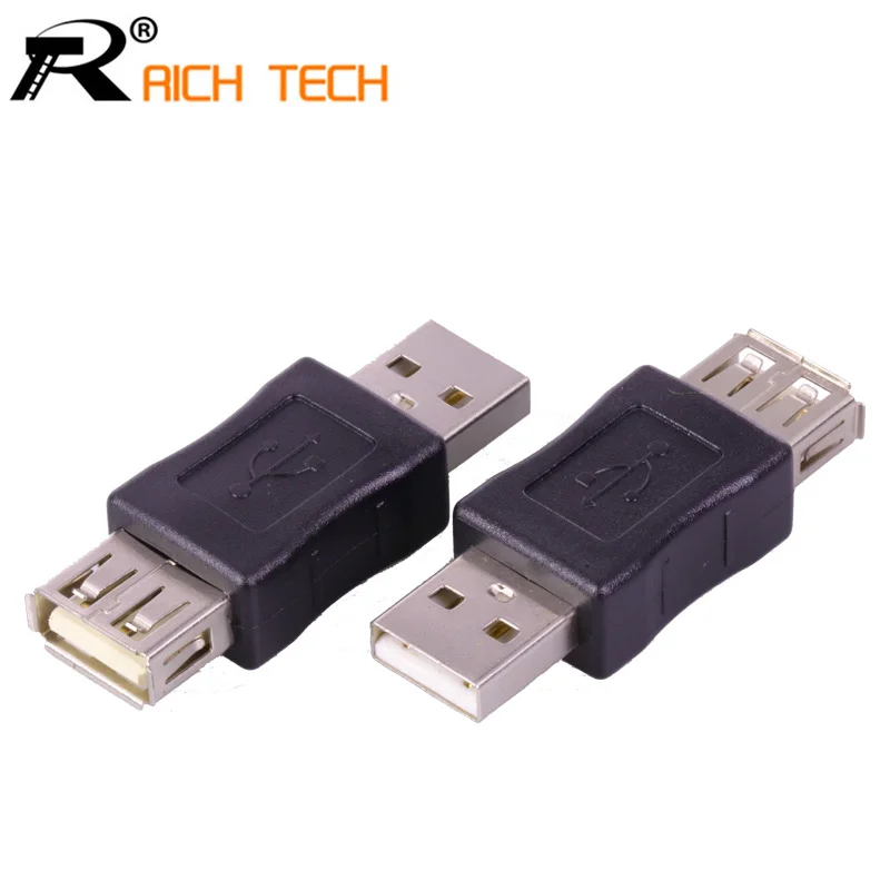 3pcs USB male female connector 2.0 USB A male to A female extended