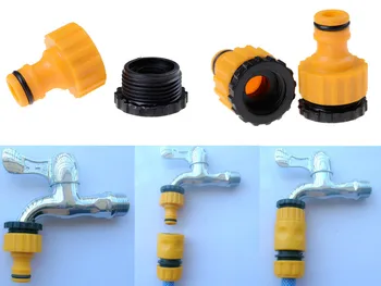 

5PC Quick Tap Water Connector Adaptor Water Hose Pipe Fitting Set Watering Irrigation Garden Tools