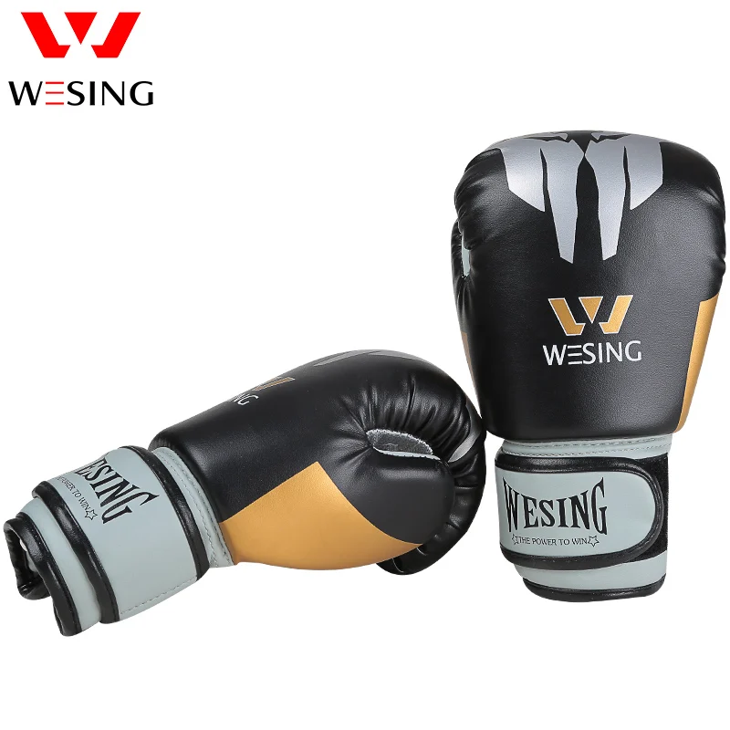 Wesing боксерские перчатки из искусственной кожи Muay Thai Boxeo Fight mma Sandbag тренировочные
