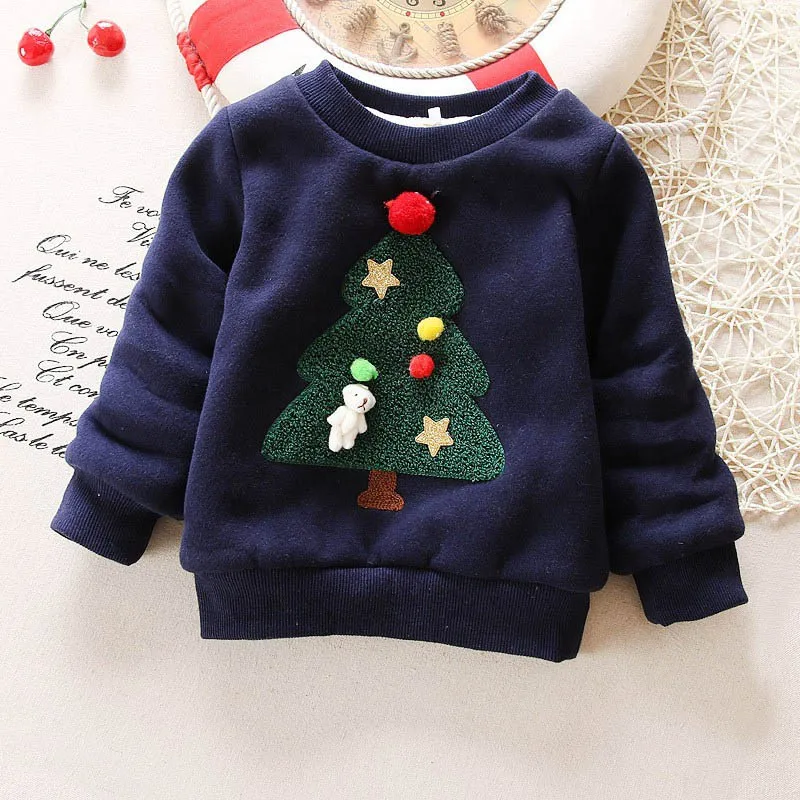 BibiCola/свитер для маленьких мальчиков и девочек; осенне-зимний детский свитер с рисунком; вязаный пуловер; теплый свитер с высоким воротником; верхняя одежда - Цвет: dark blue
