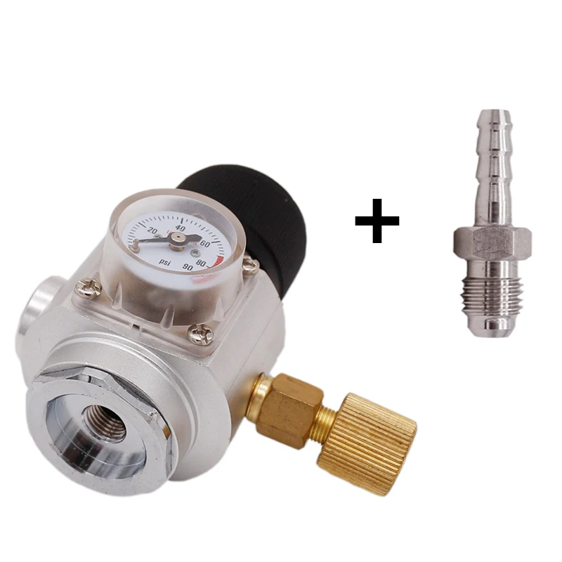 Homebrew Co2 Mini Gas Regulator 3/824unf Thread 0 90 Psi Beer