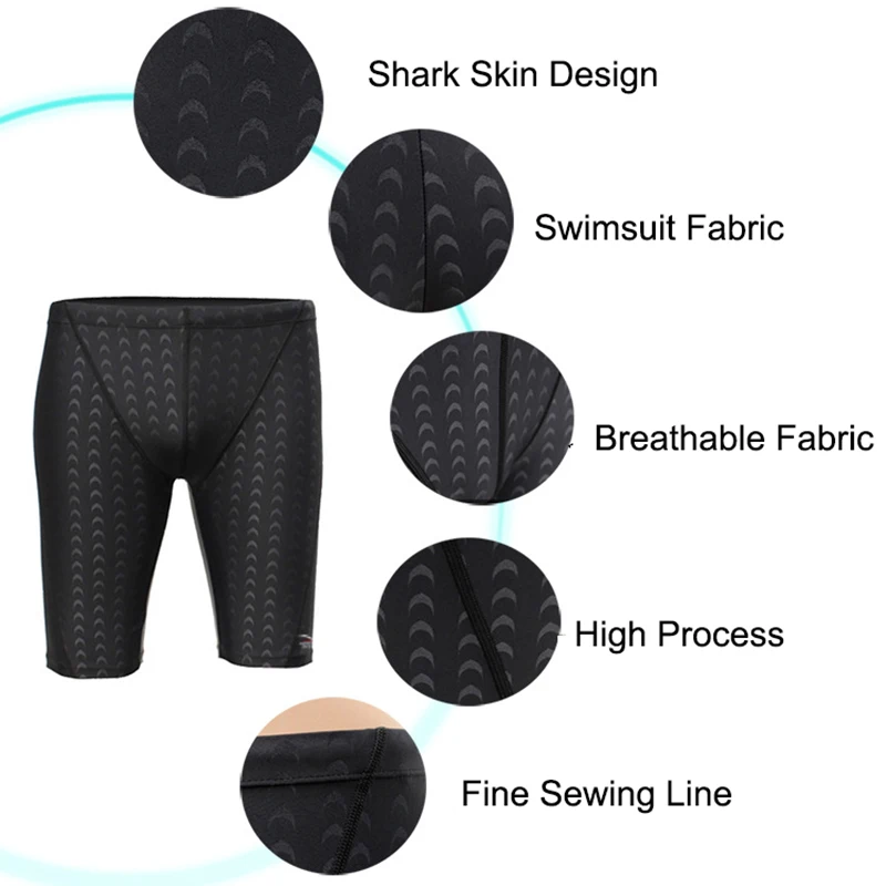 Бренд Sharkskin профессиональные мужские шорты для плавания водонепроницаемые