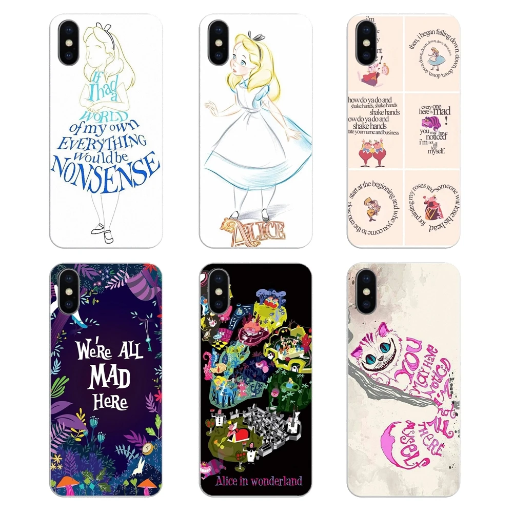 

Alice in Wonderland Anime Soft Silicone Case For Huawei P Smart Y6 P8 P9 P10 Plus Nova P20 Lite Pro Mini 2017 SLA-L02 SLA-L22 2i