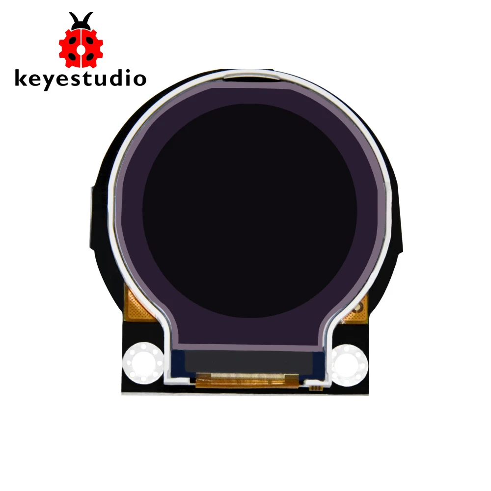 Keyestudio Round 2.2inch TFT LCD Display Module for Arduino Watch afbeelding