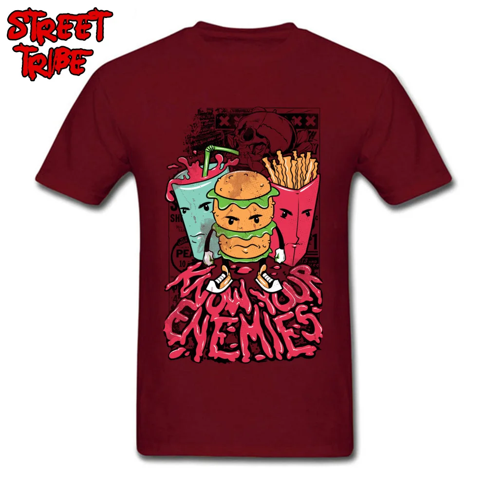 StreetDesign Short Sleeve Tops Tees Lovers Day Discount O Neck 100% Cotton Fabric Tops Shirts Male T Shirts 2018917Y20  2018917Y20 maroon