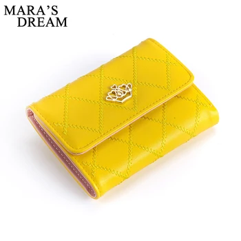 

Mara's Dream Wallet Female 2018 Crown Lady Short Women Wallets Mini Money Purses Fold PU Leather Bags Female Coin Purse Card Bag