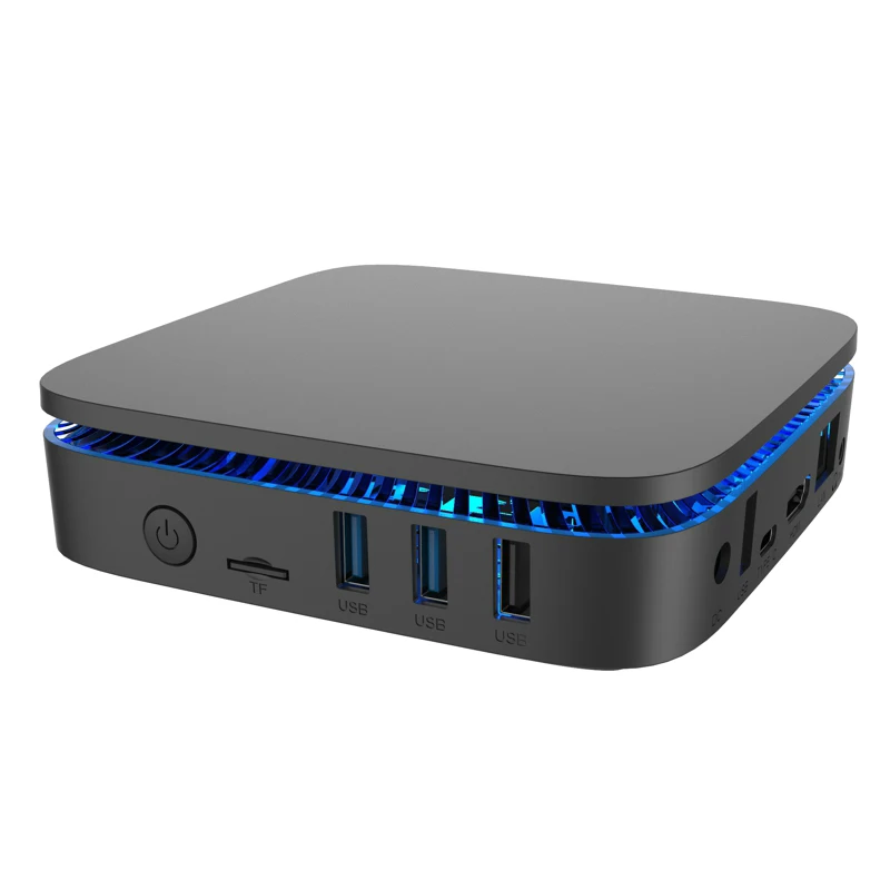 

RUIJIE AK1 Win10 MINI PC Intel Celeron J3455 4G/32G Bluetooth4.0 5.8G WIFI 4K HD 2.0 Windows 10 TV Box support 2.5''HDD
