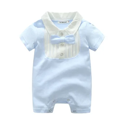Kimocat/Одежда для новорожденных мальчиков и девочек; детские комбинезоны с длинными рукавами; Одежда для Хэллоуина; Детский комбинезон для малышей - Цвет: HY340-Blue