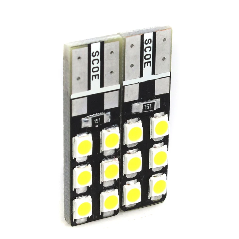 SCOE 2X 12SMD светодиодный передний Боковой габаритный фонарь прозрачная лампа источник лампы для DACIA sandero 1 2008- Duster 2010- стиль кошки