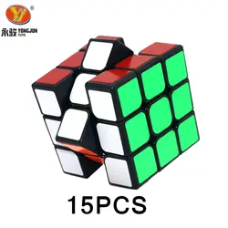 15 шт. YongJun GuanLong 57 мм магический куб Professional Competition Smooth Puzzle cube Образование обучающие игрушки