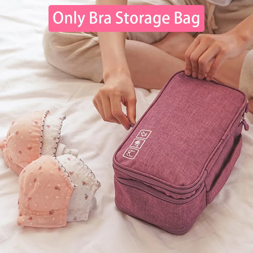 Cloth Case Briefs Travel Box Accessories Drawer Organizers Dividers Wardrobe Underwear Socks Bra Storage Bag Solid Portable