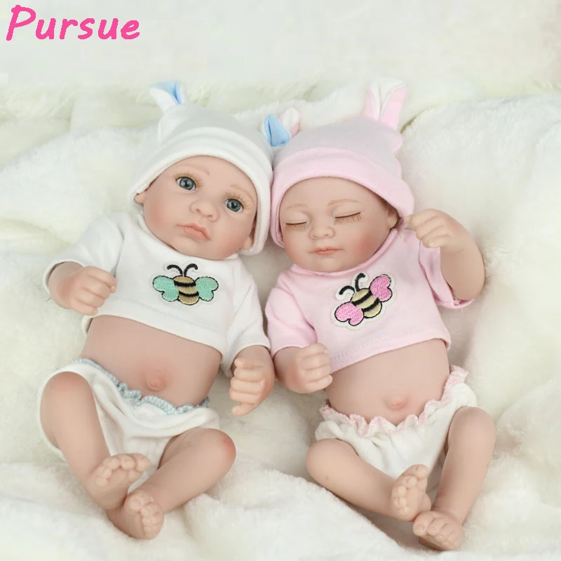 12 Inch 28cm Vinyl Reborn Dolls Soft Silicone Real Lifelike Baby Girl Boy Twins Reborn Dolls Dolls Bears 12 Inch 28cm Vinyl Reborn Dolls Soft Silicone Real Lifelike Baby Girl Boy Twins Reborn Dolls Dolls Bears