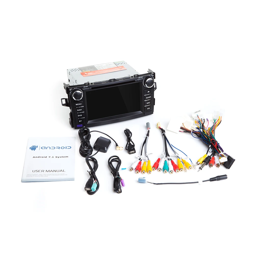 Sale Double 2 Din Android 9.0 Car DVD Player For Toyota Auris Toyota Corolla Altis 2012 2013 GPS Navigation Multimedia AutoRadio Wifi 5