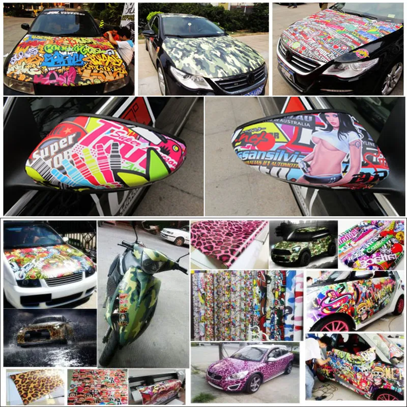 25pcs / bag cartoon style bicycle motorcycle mobile laptop computer mixed travel luggage cool funny JDM decals stickers bombs
