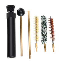 Шерстяные щетинки латунные щетки очиститель универсальный чистящий набор инструментов набора с чехлом для хранения