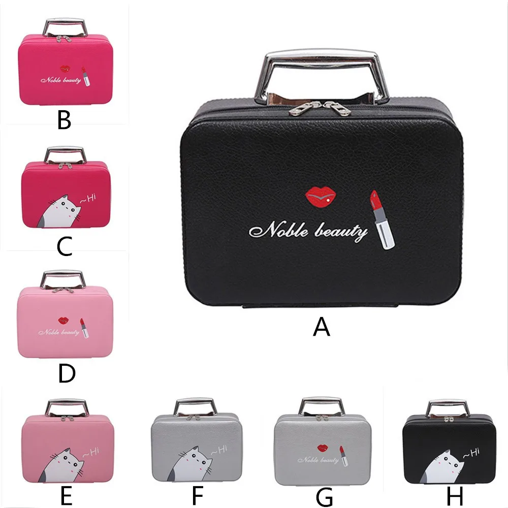 Us 6 94 40 Off Maison Fabre Portable Travel Makeup Bag Case Mini Train Zipper Storage Best Gift For Friend In Top Handle