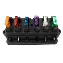 32 v 24 v 12 v автомобильный RV держатель предохранителя грузовик морской лодки предохранитель низкого напряжения коробка 1A-40A