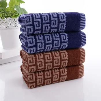 

2018 New Cotton Solid Face Towel 34X75CM Dark Hand Towel High Absorbent Antibacterial Bathroom Outdoor Travel Sport Towels