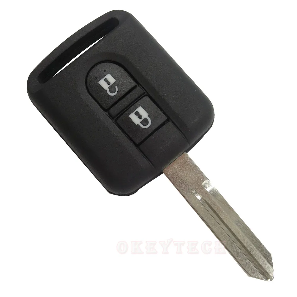 Чехол для автомобильного ключа с 2 кнопками Nissan pathfinder juke maxima Qashqai j11 tiida Micra Navara Almera