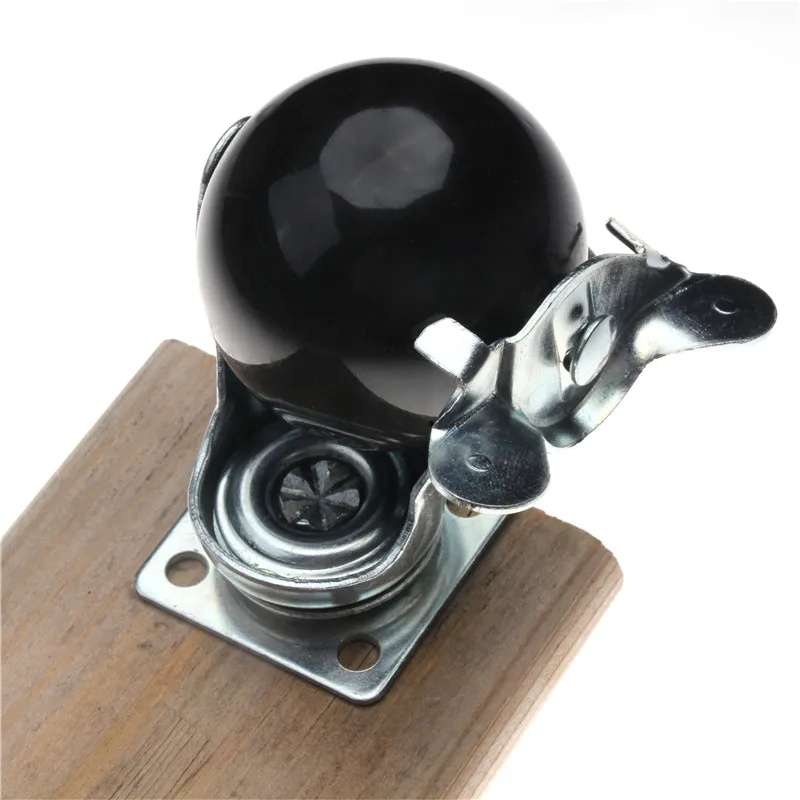 

ZENHOSIT 1pcs 2 Inch Black Ball Rolling Caster Replacement Home Office Chair Swivel Wheel Furniture Universal Mute Casters