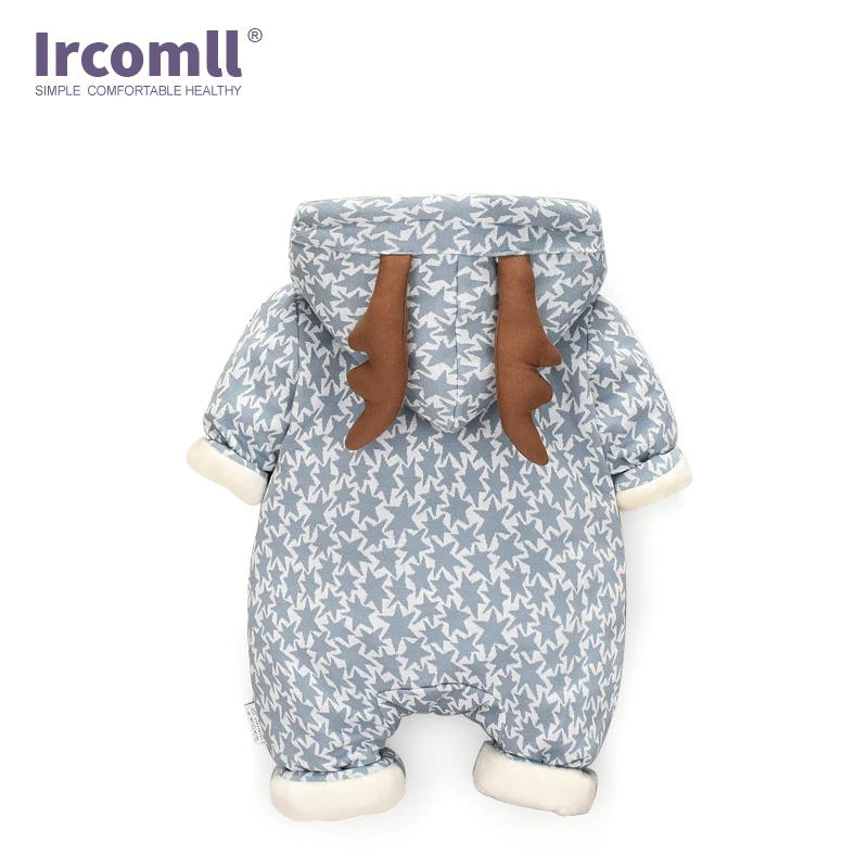 Детский Теплый комбинезон Ircomll для новорожденных девочек и мальчиков одежда с