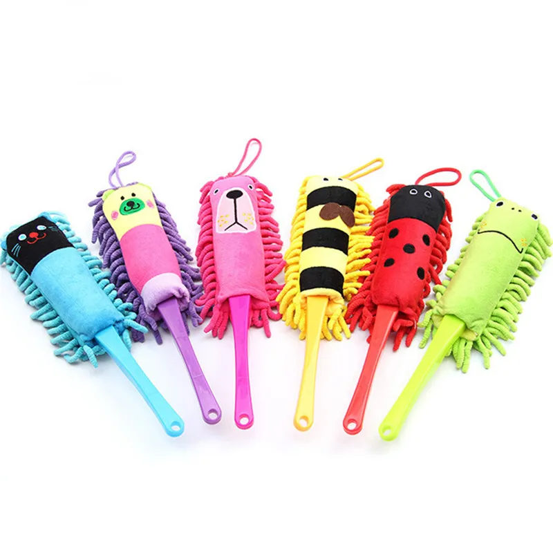 

New Cartoon Microfiber Dust Cleaner Animal Pattern Duster Cleaning Brush Household Table & Computer Keyboard Dusting Brush