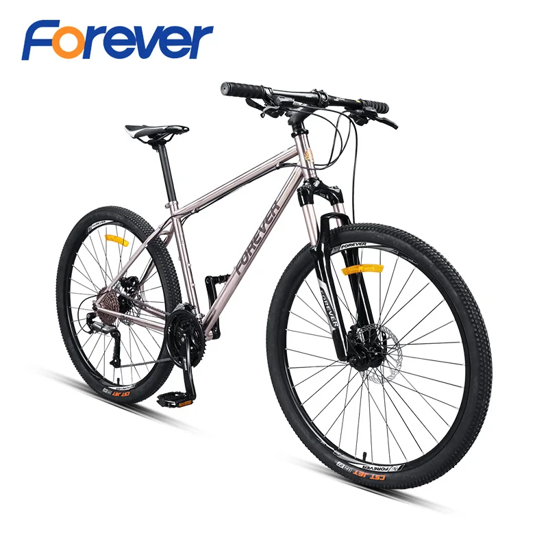 

FOREVER Mountain Bike 27.5in Chrome-molybdenum Steel Road Bicycle Double Disc Brake Lightweight Positioning Flywheel MTB 27speed