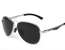 New men polarized sunglasses Magnesium aluminum mirror legs