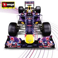 Ограниченная серия Bburago 1:32 Diecast Red Bull AMG сборная металлическая модель F1 Автомобильные Игрушки для фанатов Коллекция Модель автомобиля Vettel Hamilton