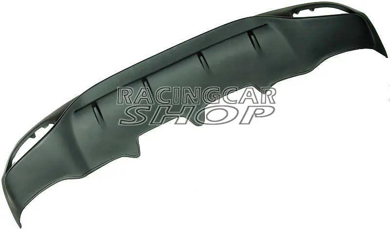 Rear Lip Diffuser Exhaust Tips Muffler End For Audi A4 B8 Non-Sline Bumper 08-12