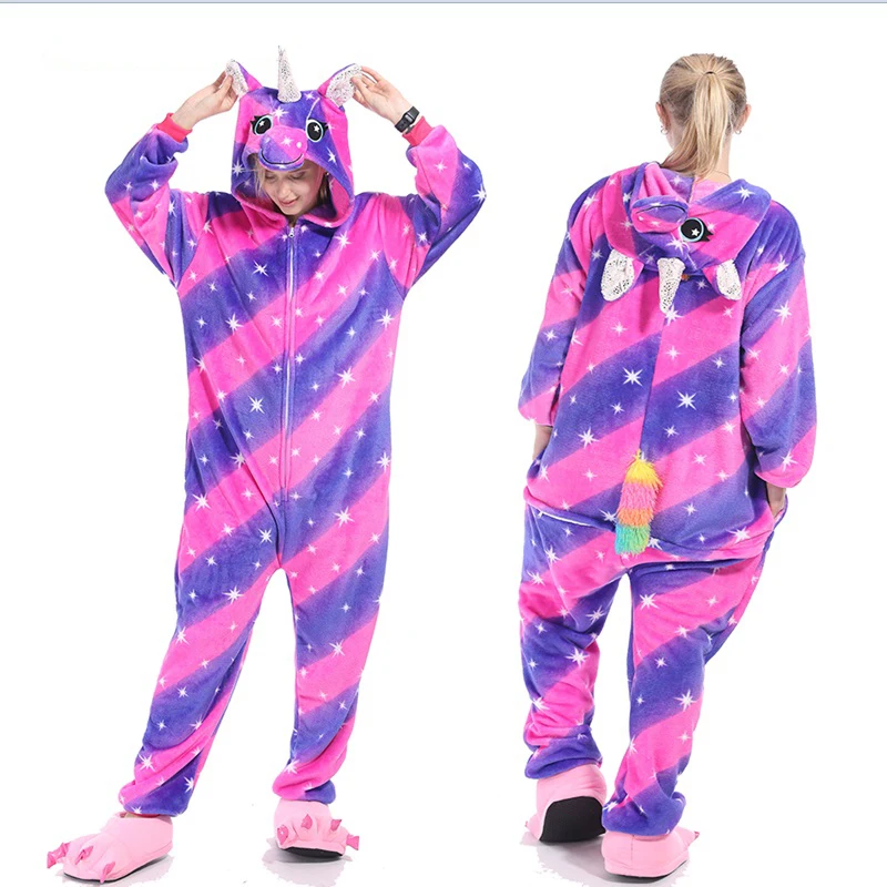 

Kigurumi Onesies Cosplay Colorful unicorns pajamas Halloween costumes costumes dance Partymen women hoodies costumes carnival