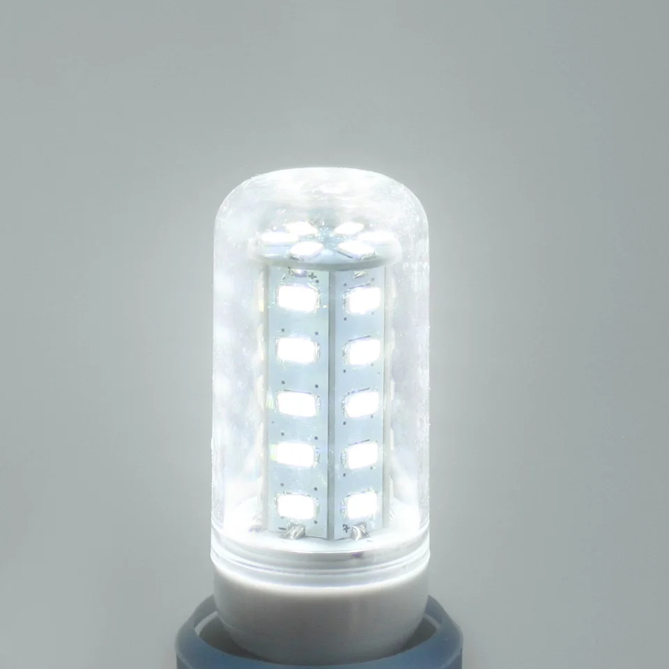 Super LED Bulb E27 E14 220V SMD 5730 LED Lamp 24 36 48 56 69leds AC 230V 5730SMD LED Corn Bulb light Chandelier AC200-240V