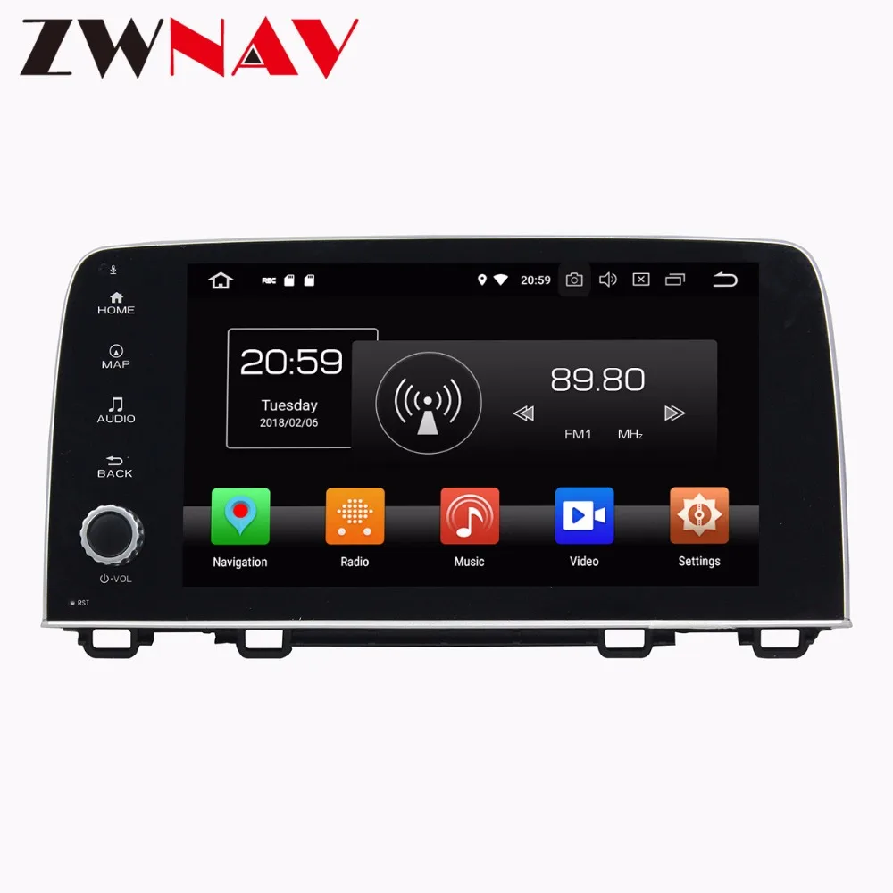 Top IPS Screen 4+32G Android 8.0 Car dvd multimedia player head unit for Honda CRV 2017 car with gps navigation autoradio BT Wifi 1