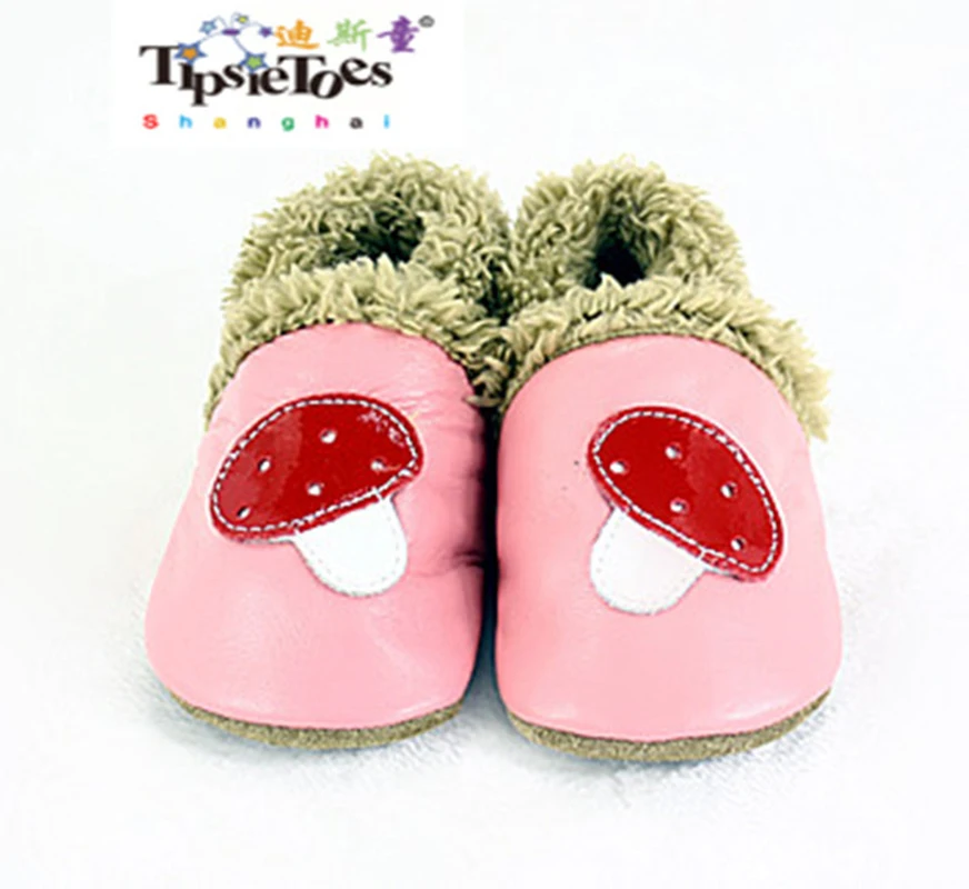 Tipsietoes Soft Leather Baby Boys Girls Infant Shoes Slippers 0-6 6-12 12-18 18-24 New Style First Walkers Skid-Proof Kids