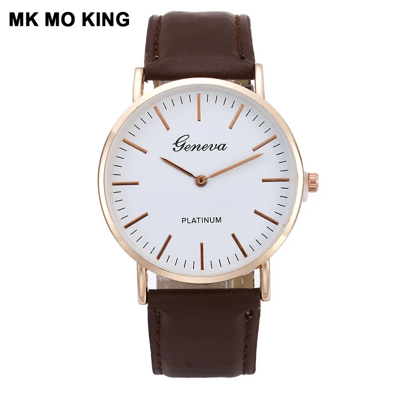 

Two needles Design Leather Band Watches Men Top Brand Relogio Masculino 2019 NEW Mens Sports Clock Analog Quartz Wrist Watches