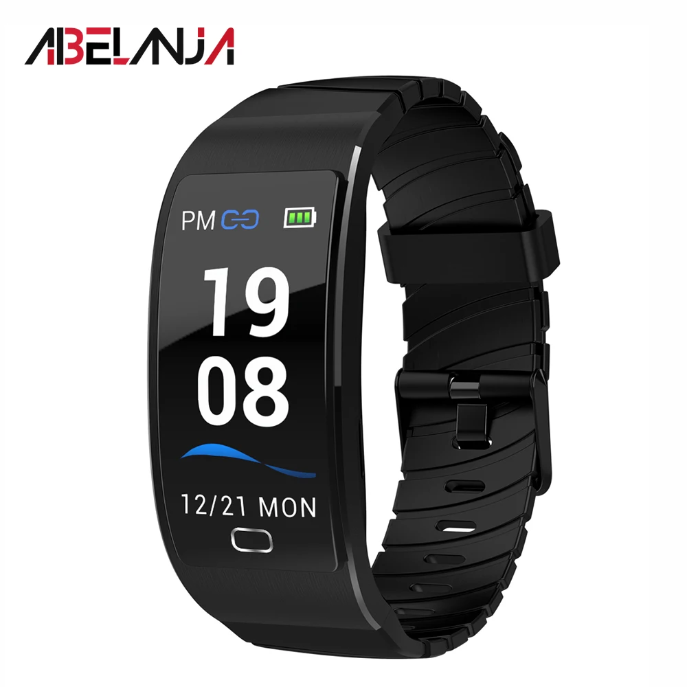 

Smart Bracelet Wristband Fitness Bracelet P67 Waterproof Heart Rate Blood Pressure Oxygen Fitness