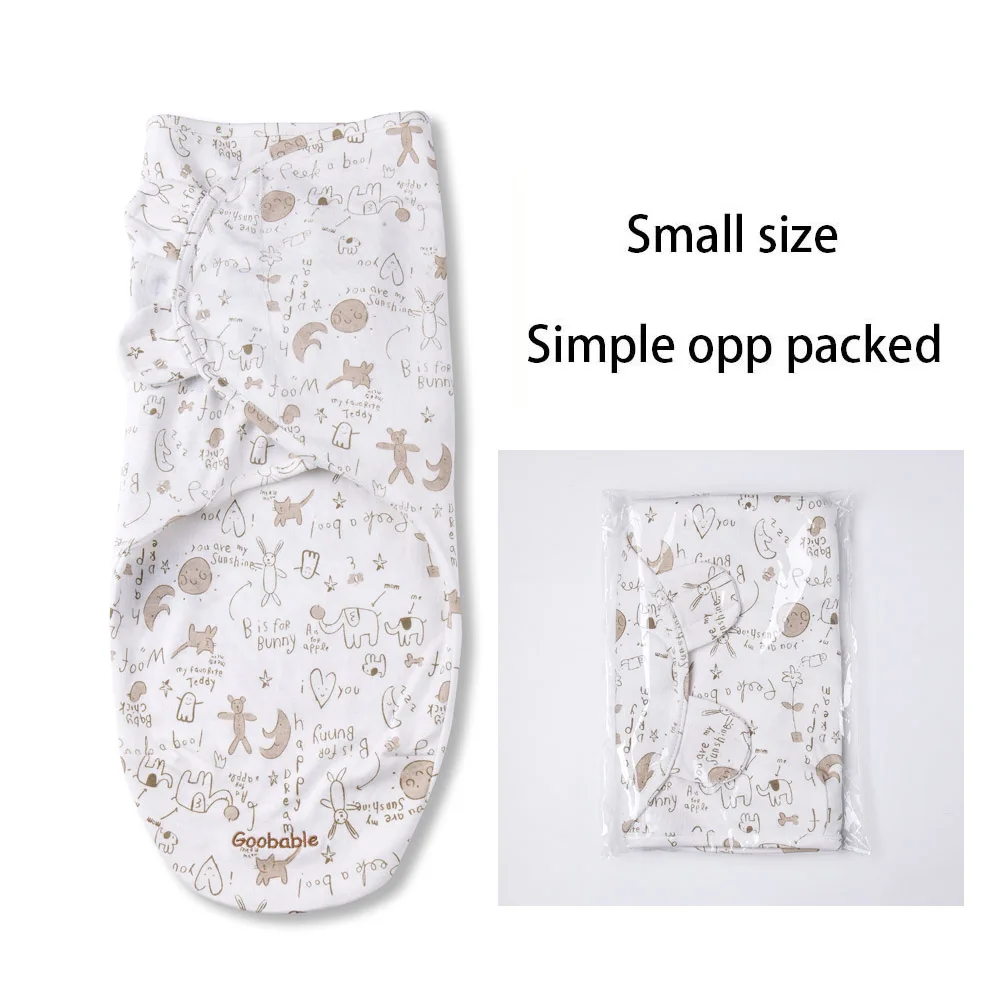 Beige painted Small Подгузники, похожие на лето swaddleme, органический хлопок, младенческий parisarc, детский конверт, пеленальный конверт, Пеленальный спальный мешок, спальный мешок - Цвет: Beige painted Small
