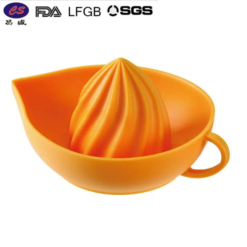 Manual silicone extruder, lemon juice extractor, DIY fruit juice