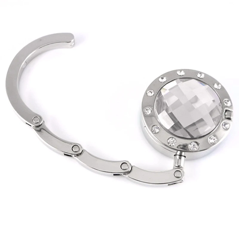 TEXU Clasp Foldable bag holder Designer Mirrored Handbag Table