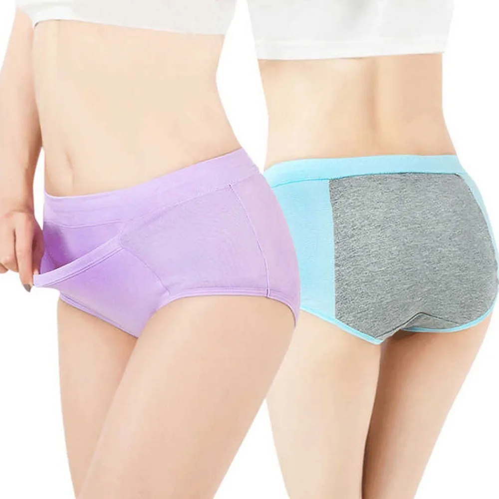 Women Physiological Briefs Leakproof Menstrual Period Broadened High