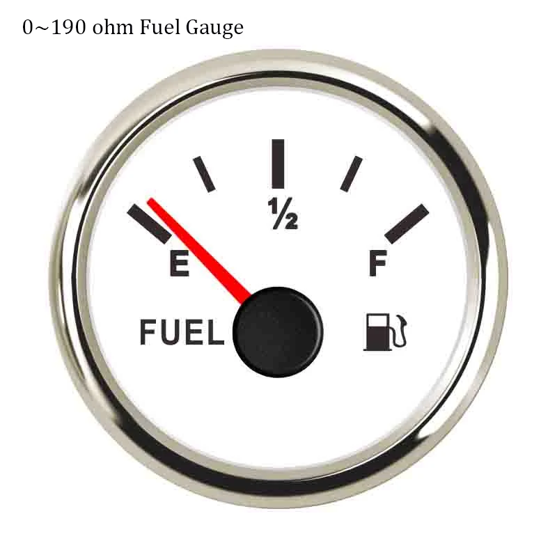 White 190ohm Gauge Датчик уровня топлива для масляного бака из нержавеющей стали 240ohm/190ohm поплавковый выключатель с 200 мм 300 мм 350 мм 450 мм - Цвет: White 190ohm Gauge