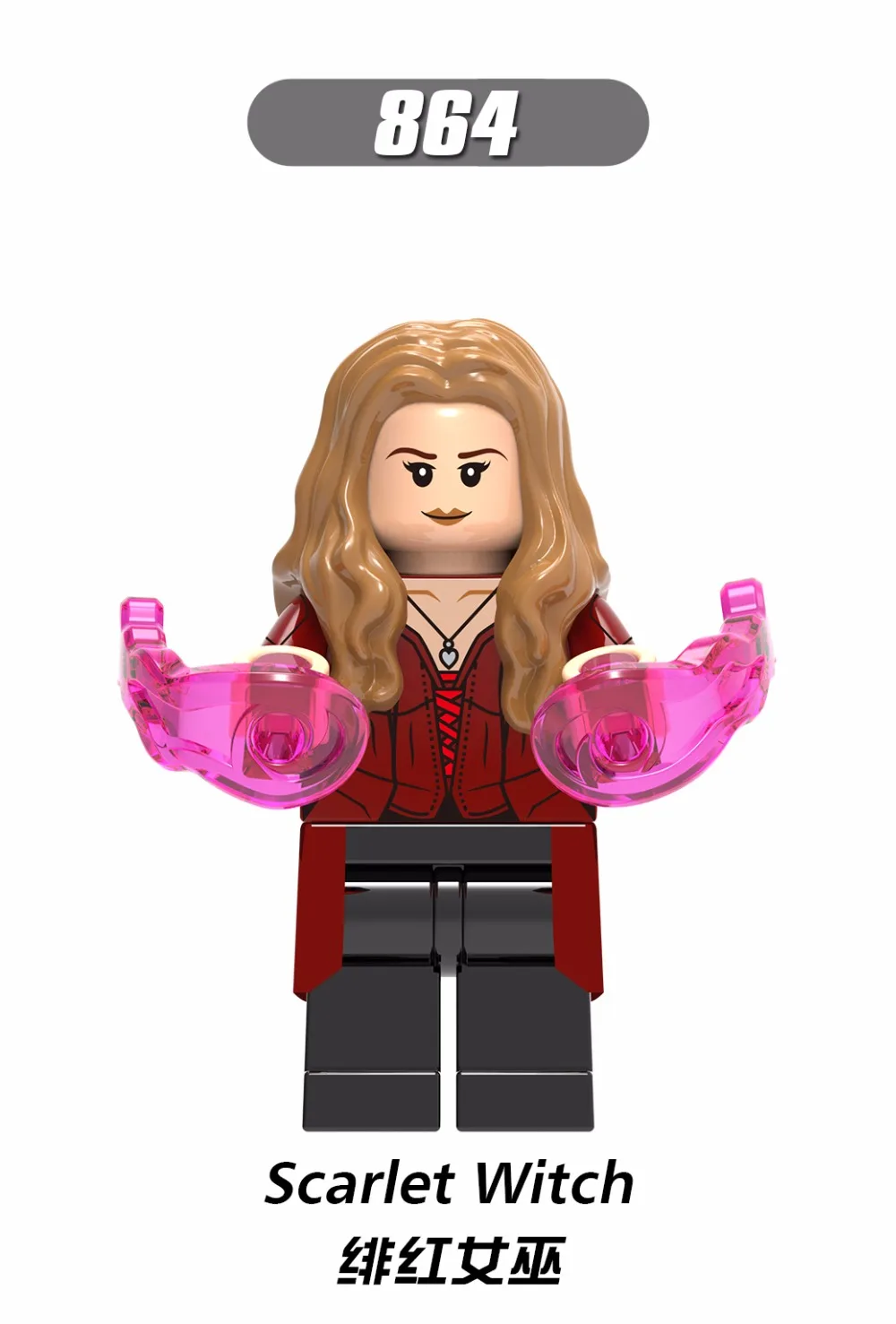 

Super Heroes Single Sale Infinity War Avengers 3 Scarlet Witch X-Men Thanos s Building Blocks Toys for Children Xh864