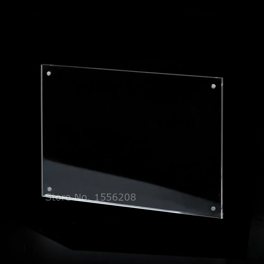 

Transparent Magnet Plexiglass Frame Film Acrylic Fridge Magnet Picture Frames Photo