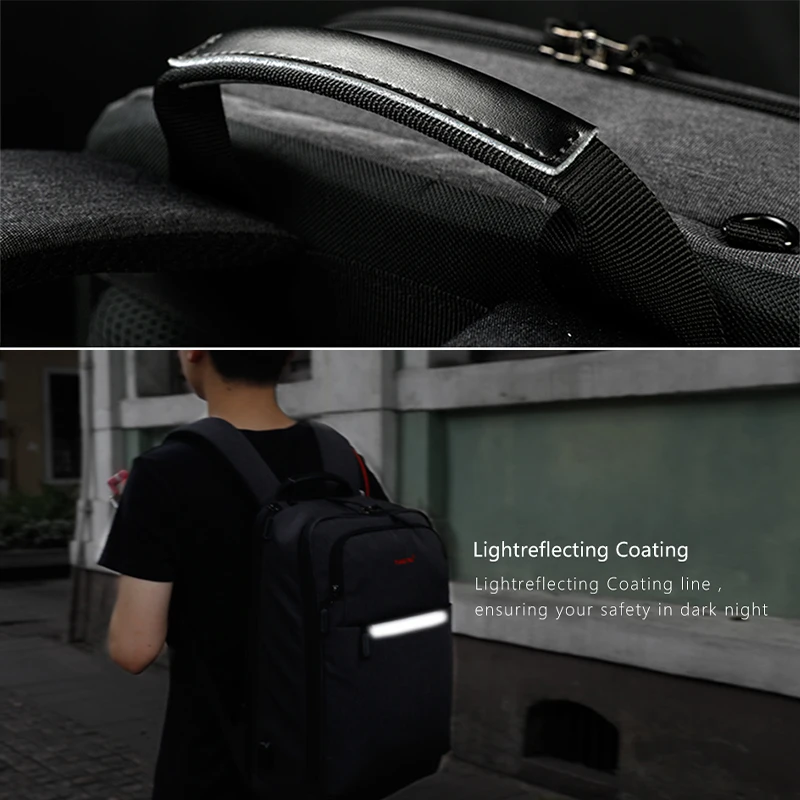 Tigernu водонепроницаемый рюкзак для путешествий с защитой от кражи для мужчин, 15,6 дюймов, USB рюкзак для ноутбука, женские школьные сумки для девочек-подростков, Mochila